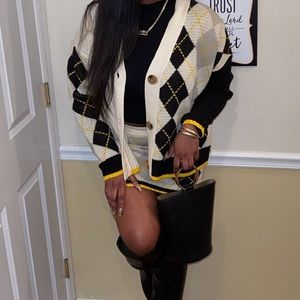 Matching Skirt Set - Knitted